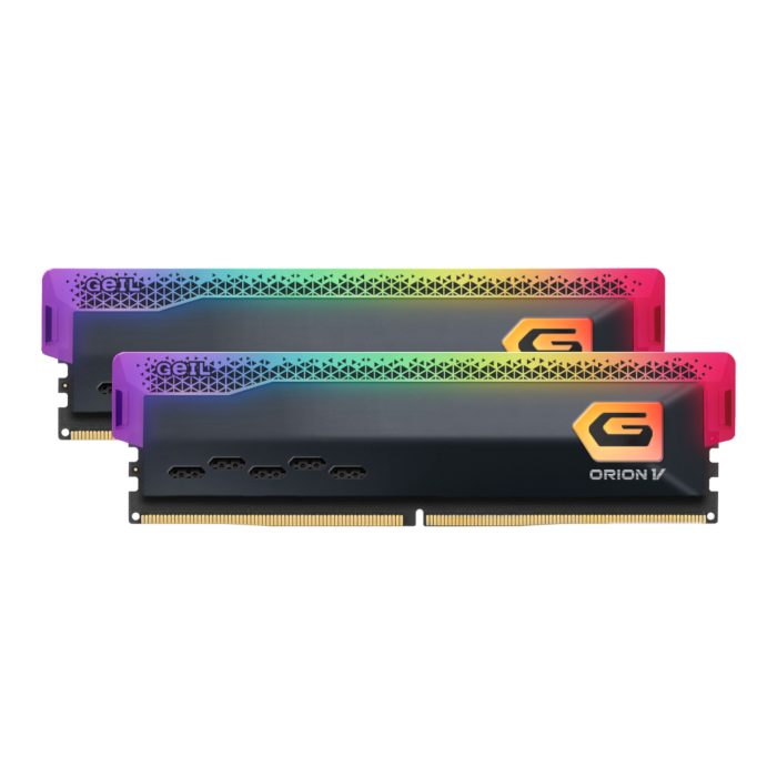 GeIL Orion V RGB | DDR5 6000MHz | 32GB Kit (2x16GB) | CL36 | Intel XMP 3.0 & AMD EXPO - New - Image 1