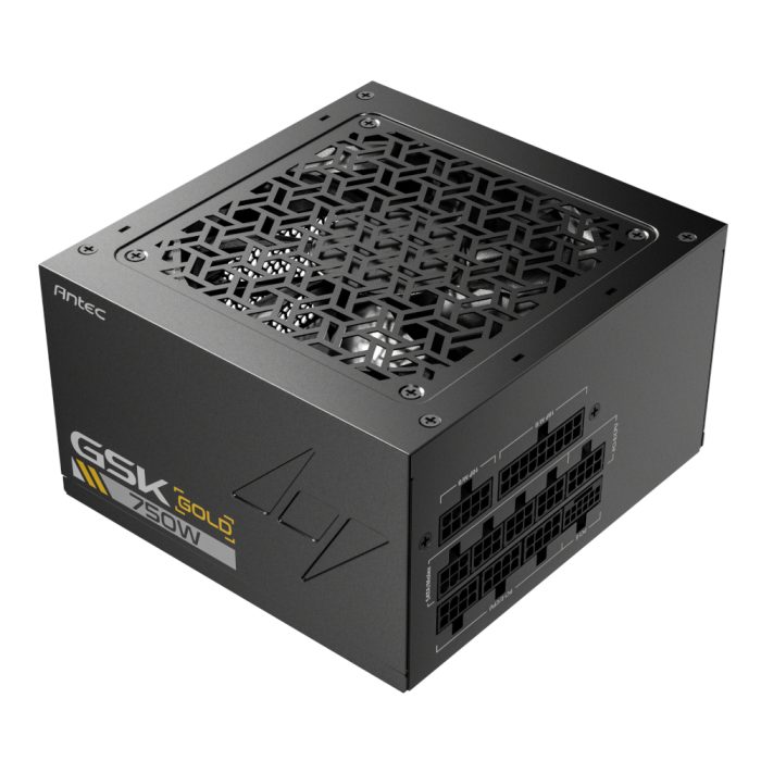 Antec GSK 750W | 80 PLUS Gold | ATX 3.1 & PCIe 5.1 | Fully Modular | 120mm FDB Fan - New - Image 1