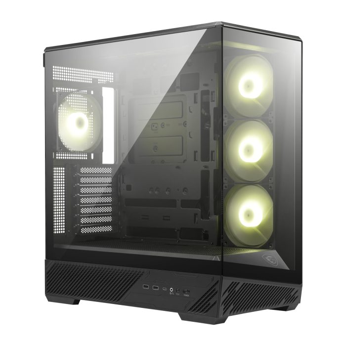 MSI MAG PANO 130R PZ | ATX Mid-Tower | Panoramic Tempered Glass | 4x ARGB Fans | 400mm GPU Support - New - Image 1