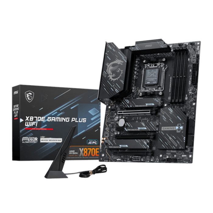 MSI X870E Gaming Plus WIFI | AM5 Socket | DDR5 8200+ MT/s | PCIe 5.0 | Wi-Fi 7 - New - Image 1