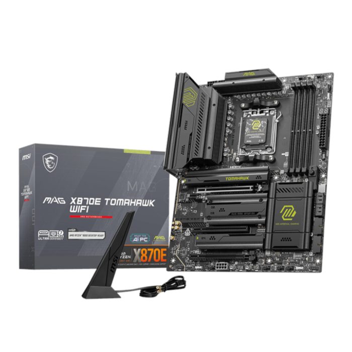 MSI MAG X870E TOMAHAWK WIFI | AMD AM5 ATX | DDR5 8400+ MT/s | 4x M.2 | Wi-Fi 7 & USB 40Gbps - New - Image 1