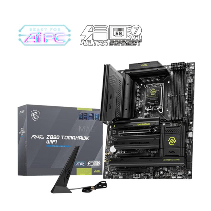 MSI MAG Z890 TOMAHAWK WIFI | Intel LGA1851 | DDR5 9200+ MT/s | PCIe 5.0 | Wi-Fi 7 - New - Image 1