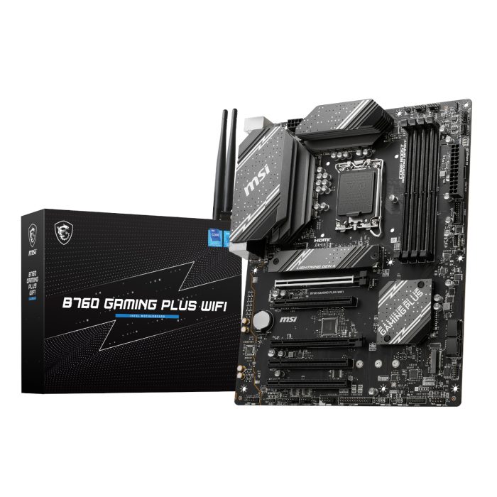 MSI B760 Gaming Plus WiFi | LGA1700 | DDR5 6800MHz | Intel Wi-Fi 6E | ATX Motherboard - New - Image 1