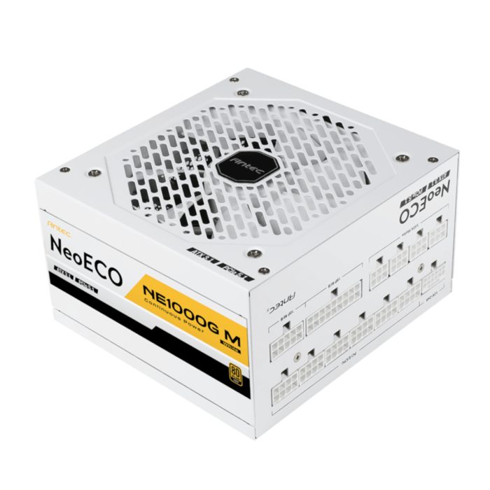 Antec NeoEco NE1000G M | 1000W Fully Modular | ATX 3.0 & PCIe 5.0 | 80 Plus Gold | 120mm FDB Fan - New - Image 1