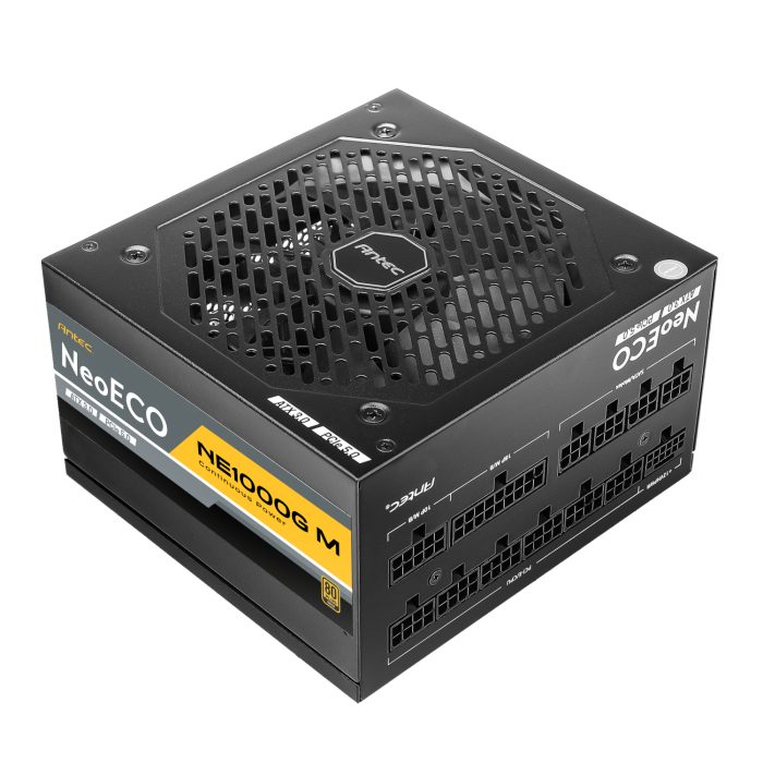 Antec NeoEco NE1000G M | 1000W | ATX 3.0 & PCIe 5.0 | 80 Plus Gold | Fully Modular - New - Image 1