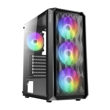Antec NX292 ARGB | Mid-Tower Gaming Chassis | ATX / Micro-ATX / ITX | 360mm Radiator Support | 4x ARGB Fans - New