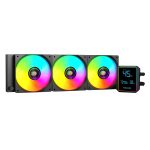 PCBuilder Blizzard Freeze | 360mm AIO Liquid Cooler | Triple 120mm ARGB Fans | LCD Display | 300W TDP – New