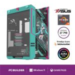 PCBuilder Ryzen 7 9800X3D ASUS X MIKU | RTX 5080 16GB | 32GB DDR5 | 2TB Gen5 NVMe – New