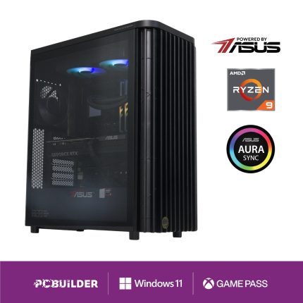 PCBuilder MICHELANGELO | AMD Ryzen 9 9900X | RTX 5070 12GB | 32GB DDR5 | 1TB Gen5 NVMe – New