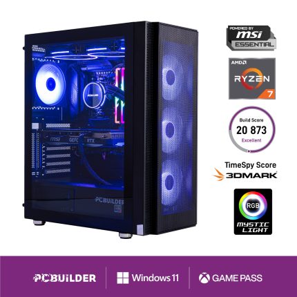 PCBuilder TACTICIAN | AMD Ryzen 7 9700X | RTX 5070 12GB | 32GB DDR5 | 2TB NVMe SSD - New