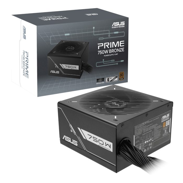 ASUS PRIME 750W PSU | 80 PLUS Bronze | Active PFC | ATX Non-Modular - New - Image 1