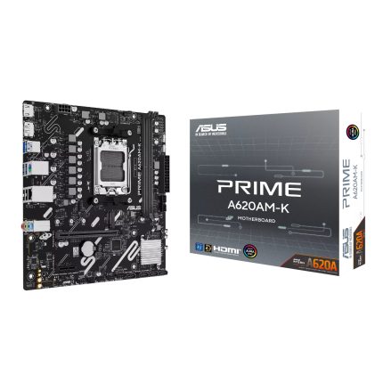 Asus PRIME A620AM-K | AM5 Micro-ATX | AMD A620A Chipset | DDR5 | PCIe 4.0 - New