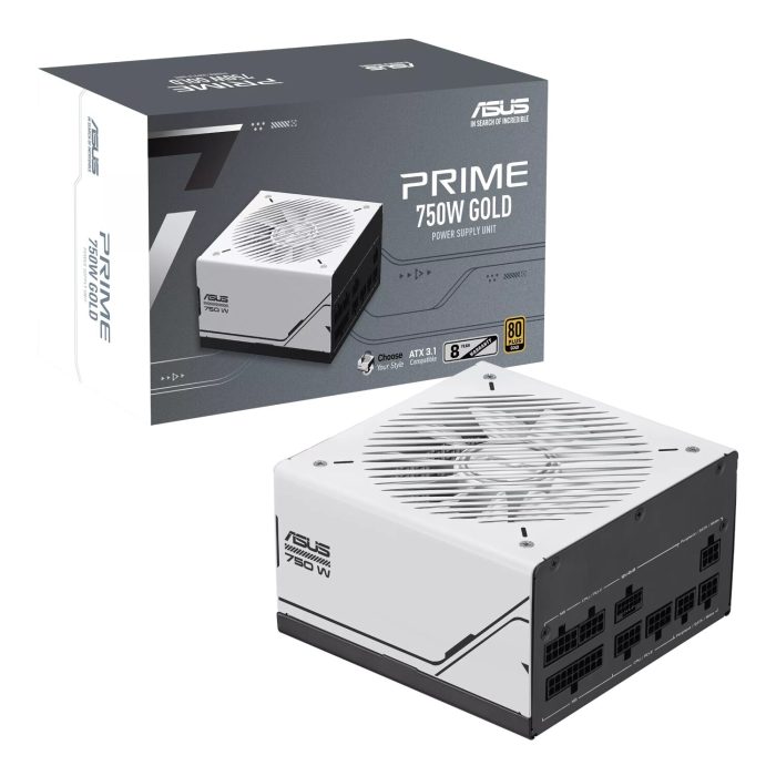 ASUS Prime AP-750G | 750W Continuous Power | 80+ Gold Efficiency | ATX 3.1 | Fully Modular - New - Image 1