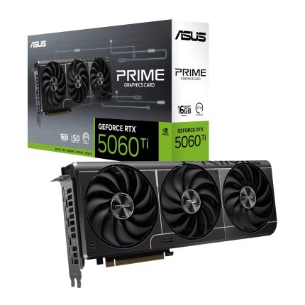 ASUS PRIME GeForce RTX 5060 Ti | 16GB GDDR7 | 4608 CUDA Cores | 2602MHz Boost - New