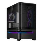 ASUS Prime AP202 ARGB | Micro-ATX Chassis | Tempered Glass Side Panel | 420mm GPU Support | ARGB Lighting – New