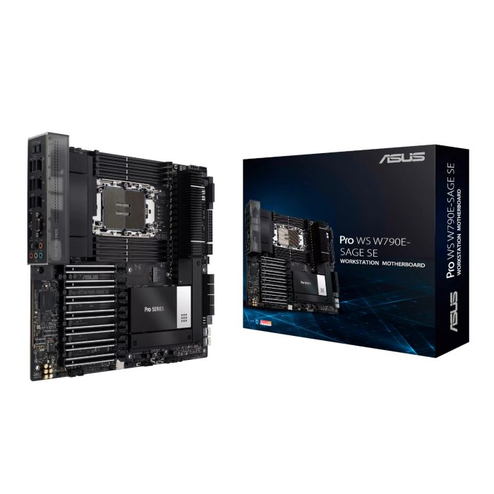 ASUS Pro WS W790E-SAGE SE | LGA4677 EEB | Intel Xeon W-3400/W-2400 | 2TB DDR5 ECC | 7x PCIe 5.0 - New - Image 1