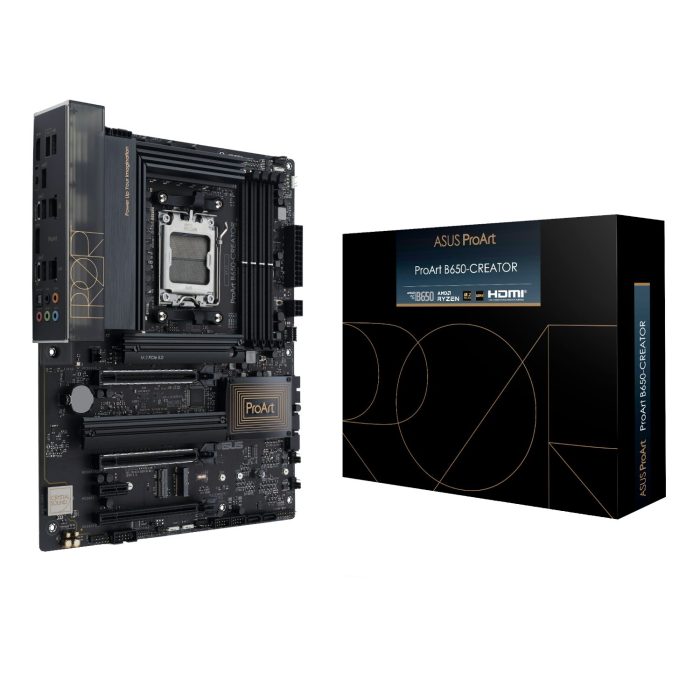 ASUS ProArt B650-Creator | AMD AM5 Socket | DDR5 Up to 192GB | PCIe 5.0 | ATX Motherboard - New - Image 1