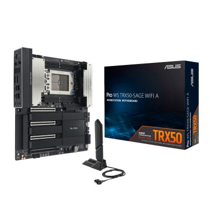 ASUS Pro WS TRX50-SAGE WIFI A | AMD sTR5 Socket | 4-Channel DDR5 ECC | 3x PCIe 5.0 x16 | 4x M.2 NVMe - New