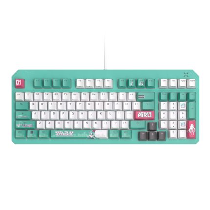 ASUS TUF Gaming K3 Gen II | Hatsune Miku Edition | Optical-Mechanical RGB | 97-Key Layout | IP57 Rated - New