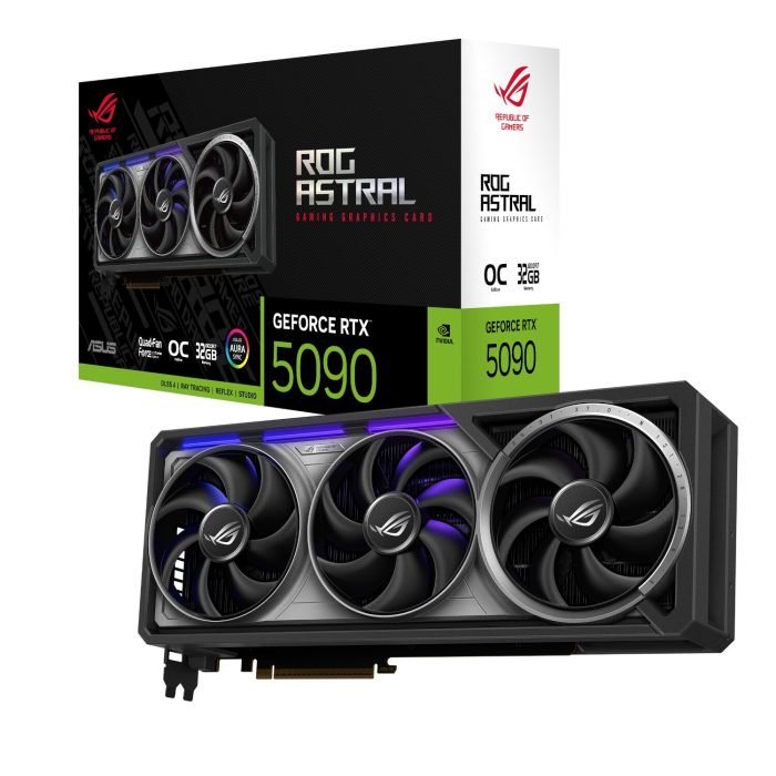 ASUS ROG Astral GeForce RTX 5090 | 32GB GDDR7 | NVIDIA Blackwell | PCIe 5.0 | DLSS 4 - New - Image 1