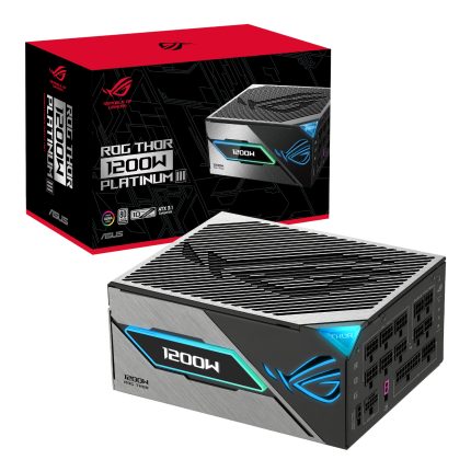 ASUS ROG Thor 1200W | 80 PLUS Platinum III | ATX 3.1 & PCIe Gen 5.1 | GaN MOSFET | OLED Display - New