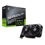 MSI GeForce RTX 5060 Shadow 2X OC | 8GB GDDR7 | 3840 CUDA Cores | 2535 MHz Boost | PCIe Gen 5 - New
