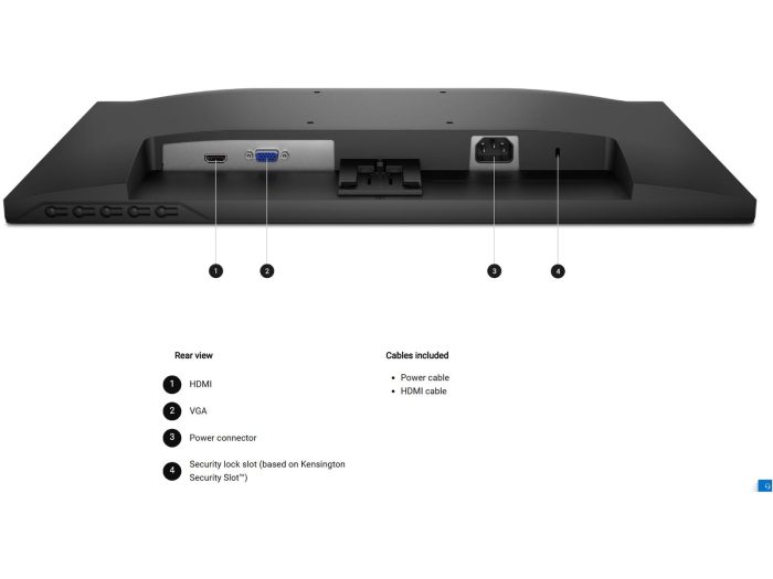 Dell SE2225HM | 21.5-inch FHD | 75Hz Refresh Rate | VGA & HDMI | Tilt Stand - New - Image 3