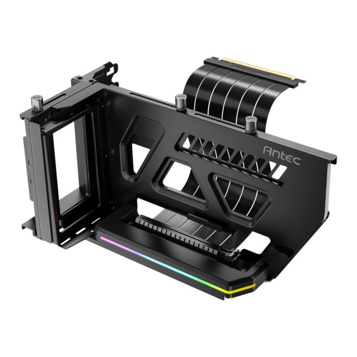 Antec SHIFT ARGB | Vertical GPU Bracket | PCIe 4.0 Riser Cable | ARGB Lighting - New - Image 1
