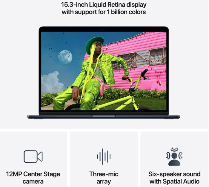 Apple MacBook Air 15-Inch M5 | 10-Core CPU 10-Core GPU | 16GB Unified RAM | 512GB SSD | Midnight – New - Image 4