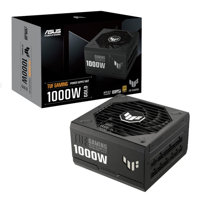 ASUS TUF Gaming | 1000W PSU | 80 PLUS Gold | ATX 3.1 Modular | 10-Year Warranty - New - Image 1