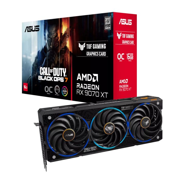 ASUS TUF Gaming RX 9070 XT COD BO7 Special Edition | 16GB GDDR6 | PCIe 5.0 | Up to 3080 MHz Boost - New - Image 1