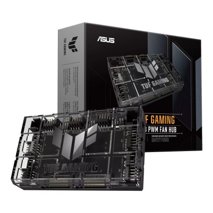 Asus TUF Gaming ARGB PWM Fan Hub | 6x PWM Fan Ports | 6x ARGB Ports | 108W Total Output - New