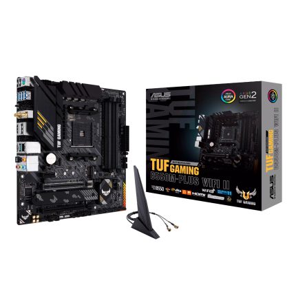 ASUS TUF Gaming B550M-Plus WiFi II | AMD B550 mATX | Wi-Fi 6 & 2.5Gb LAN | DDR4 128GB | Dual M.2 - New