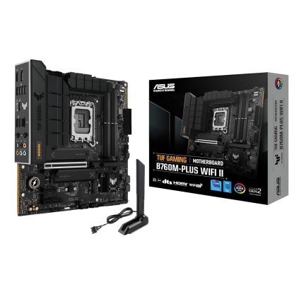 ASUS TUF Gaming B760M-PLUS WIFI II | mATX Motherboard | LGA1700 | DDR5 | Wi-Fi 6E - New