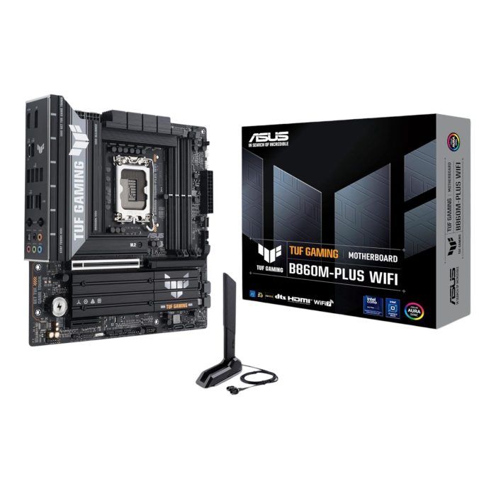 ASUS TUF Gaming B860M-Plus Wi-Fi | mATX | Intel LGA1851 | DDR5 | PCIe 5.0 - New - Image 1