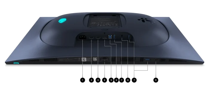 Dell Alienware AW2725Q | 27-inch 4K QD-OLED | 3840x2160 | 240Hz | USB 5Gbps - New - Image 4