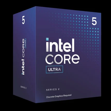 Intel Core Ultra 5 desktop processor 225F | Up to 4.9 GHZ | 10 cores (6 P-cores + 4 E-cores) | 10 Thread | 20MB intel Smartca