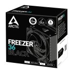ARCTIC Freezer 36 | Dual Fan Push-Pull | Intel & AMD Compatible | LGA1851 Support | Black – New