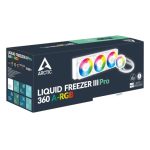 Arctic Liquid Freezer III Pro 240 ARGB | 240mm AIO | Integrated VRM Fan | ARGB Lighting | White – New