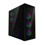 Arctic Xtender | High-Airflow Panorama Case | 5 Pre-Installed Fans | A-RGB | GPU Riser Mount - New