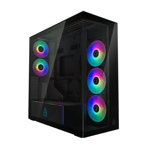 1410202568eece4f85397 Arctic Xtender | High-Airflow Panorama Case | A-RGB | Vertical GPU Mount | Tempered Glass - New - Image 1