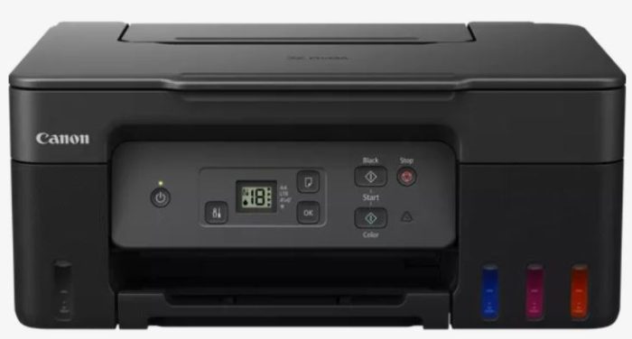Canon PIXMA G2470 | A4 MegaTank | 4800x1200 DPI | 11ipm Mono | 3-in-1 - New - Image 1