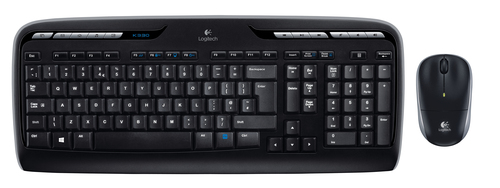 920-003989_default Logitech MK330 | Wireless Keyboard & Mouse Combo | Full-Size Layout | Media Controls | Spill-Resistant - New - Image 1