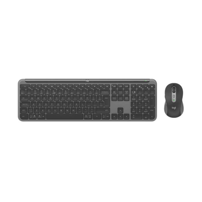 Logitech MK950 Slim Combo | Wireless Keyboard & Mouse | Slim Design | Multi-Device | Graphite - New - Image 1