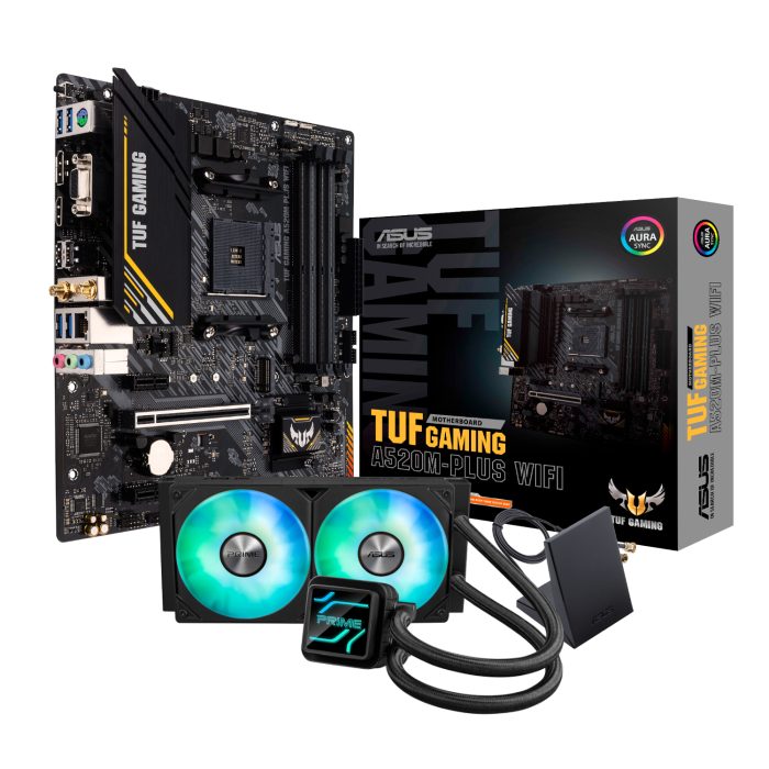 ASUS_CC_BUN_8_Asus-TUF-Gaming-A520M-PLUS-WiFi-AM4-and-Asus-Prime-LC-240-ARGB-Liquid-CPU-Cooler-Bundle_wr_01 Asus TUF Gaming A520M-PLUS WiFi AM4 and Asus Prime LC 240 ARGB Liquid CPU Cooler Bundle - Image 1