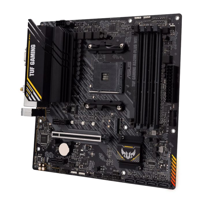 Asus TUF Gaming A520M-PLUS WiFi AM4 and Asus Prime LC 240 ARGB Liquid CPU Cooler Bundle - Image 2