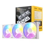 Antec Connect 120 Reverse ARGB PWM Fan 3-Pack | 120mm | ARGB PWM | Hydraulic Bearing | Reverse Blade Design – New