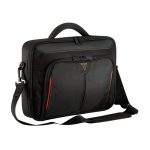 Targus Classic Laptop Case | Fits 13″ to 14.1″ Laptops | Durable Polyester | Reinforced Rigid Shell – New