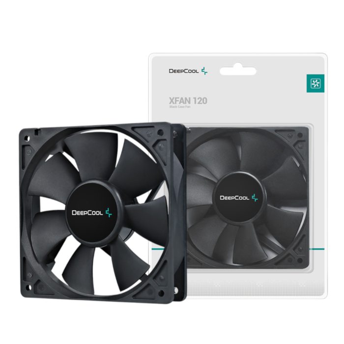DeepCool XFAN 120mm Case Fan | 1300 RPM | 43.56 CFM Airflow | 23.7dB(A) | Hydro Bearing - New - Image 1
