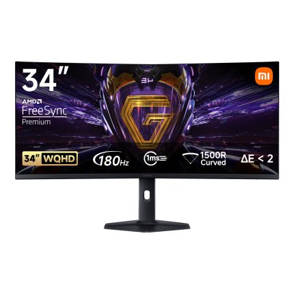 Xiaomi G34WQi | 34-inch WQHD UltraWide Curved | 180Hz | 1ms | AMD FreeSync Premium - New